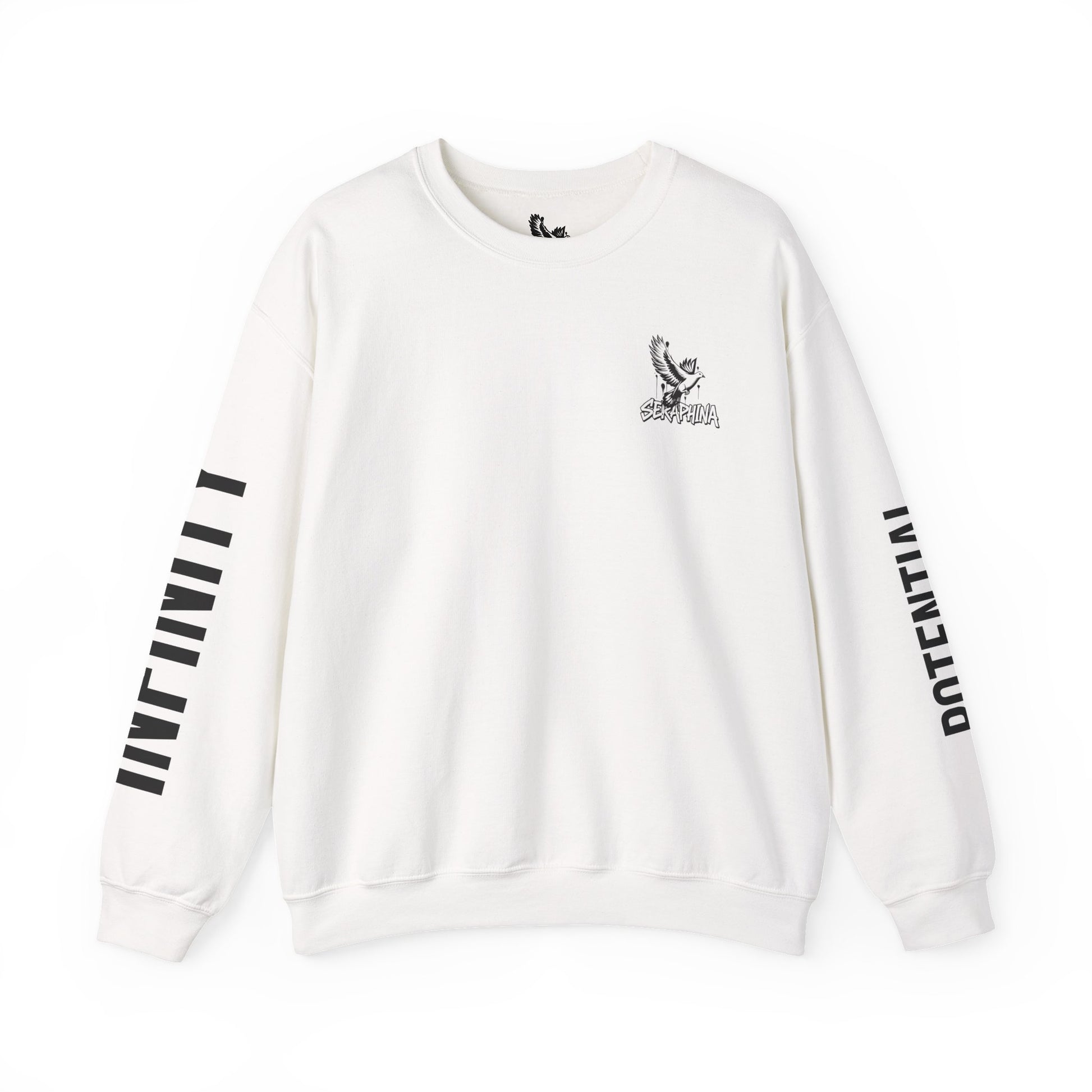 Street Style SERAPHINA HD Sweatshirt, Cozy Graphic Crewneck, Fall Fashion, Gift for Him/Her, Casual Layering, Inspirational Design