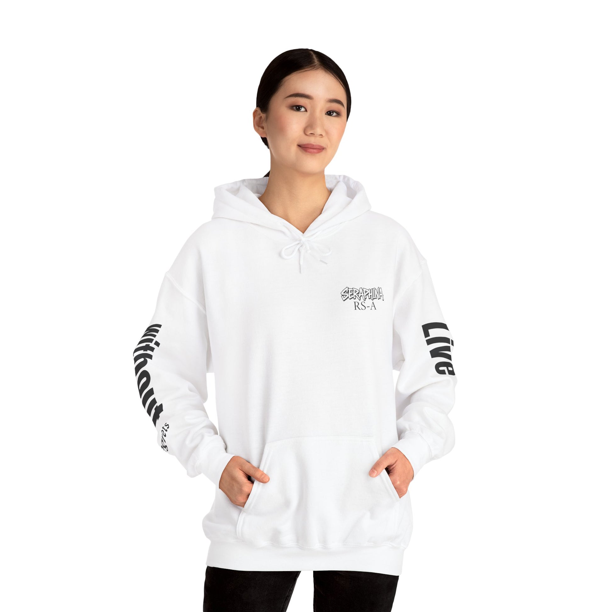 Street Style Heavy Blend Hoodie,RS-A SERAPHINA Fashion Sweatshirt, Casual Wear, Streetwear Gift, Trendy Statement Hoodie, Layering Essential