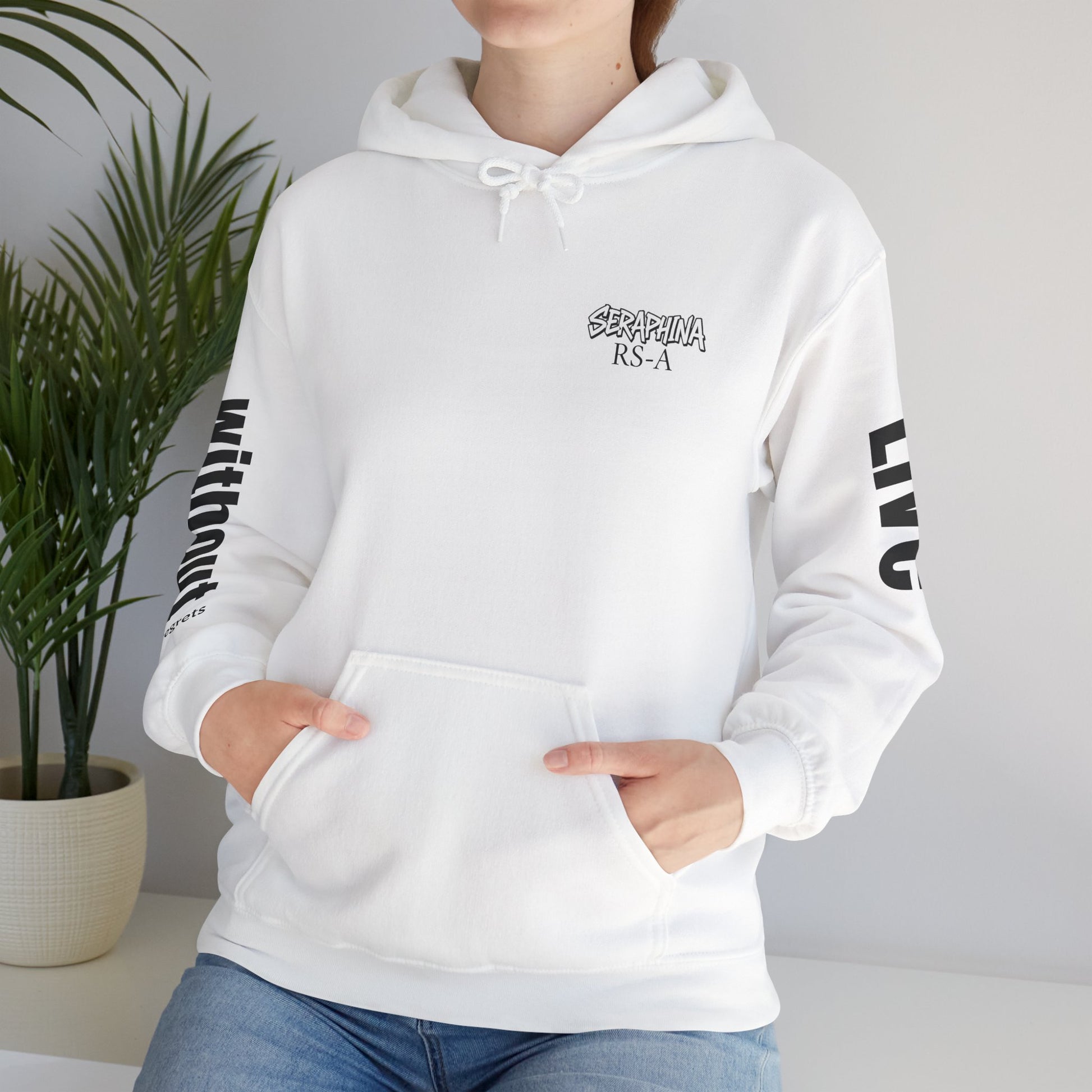 Street Style Heavy Blend Hoodie,RS-A SERAPHINA Fashion Sweatshirt, Casual Wear, Streetwear Gift, Trendy Statement Hoodie, Layering Essential